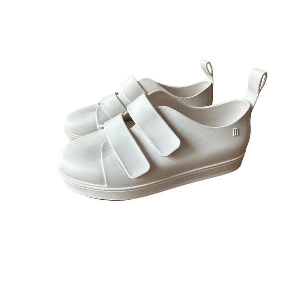 VGUC Mini Melissa Mel Go Sneaker in white SIZE 1 - Picture 8 of 9